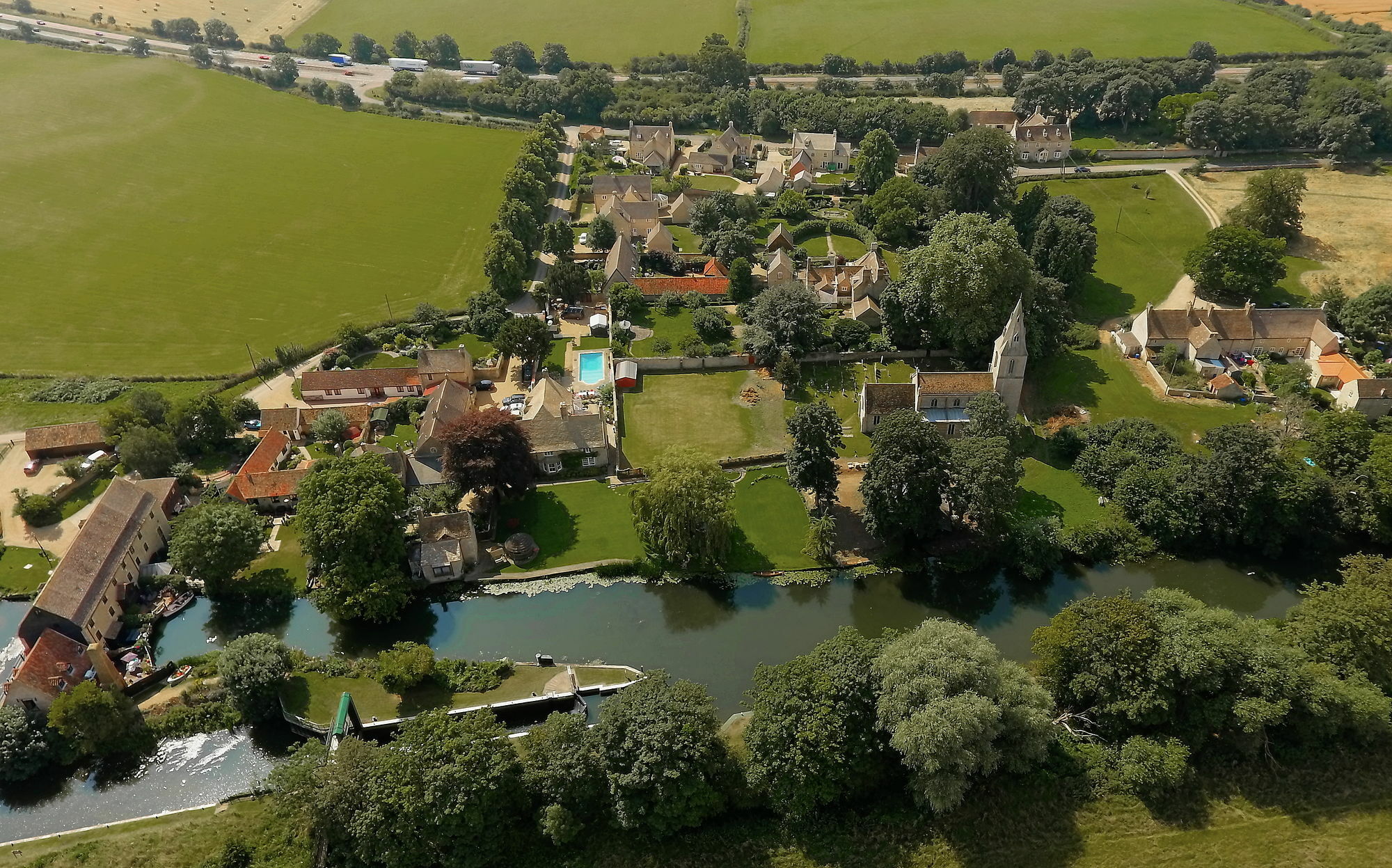 River Nene Cottages Water Newton Zewnętrze zdjęcie